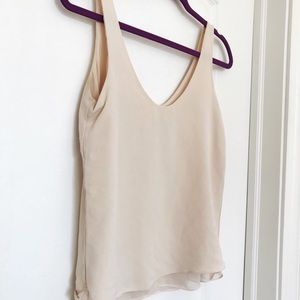 J. Crew Silk Scoop Neck Tank